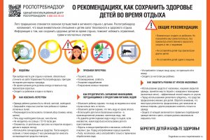 Как сохранить здоровье детей во время отдыха Как сохранить здоровье детей во время отдыха